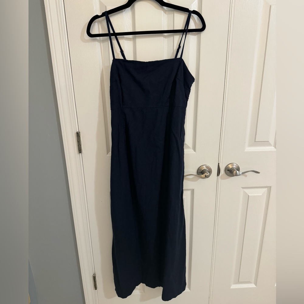 Abercrombie & Fitch Navy Linen Dress
